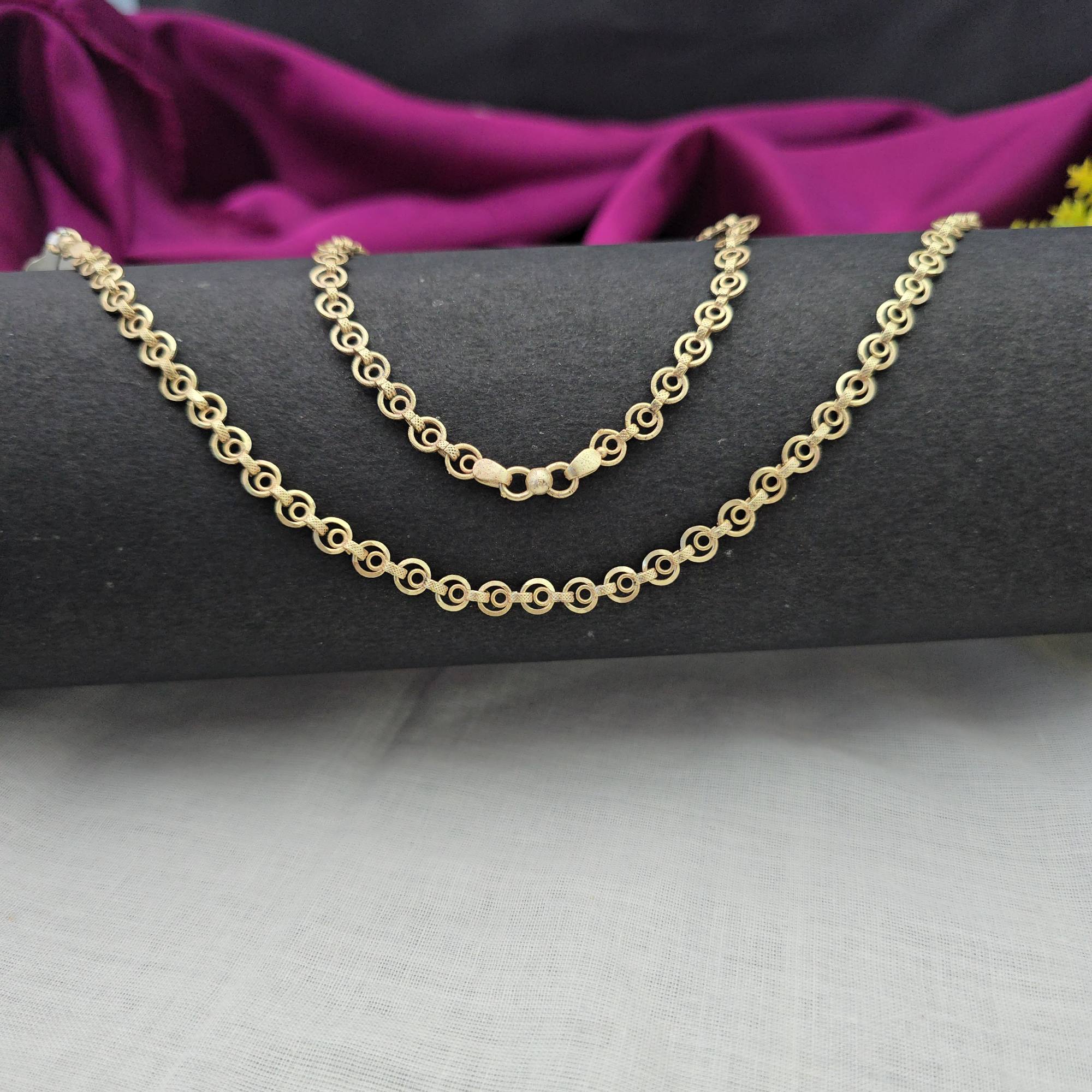 Round Model Impon unpolished anklet 