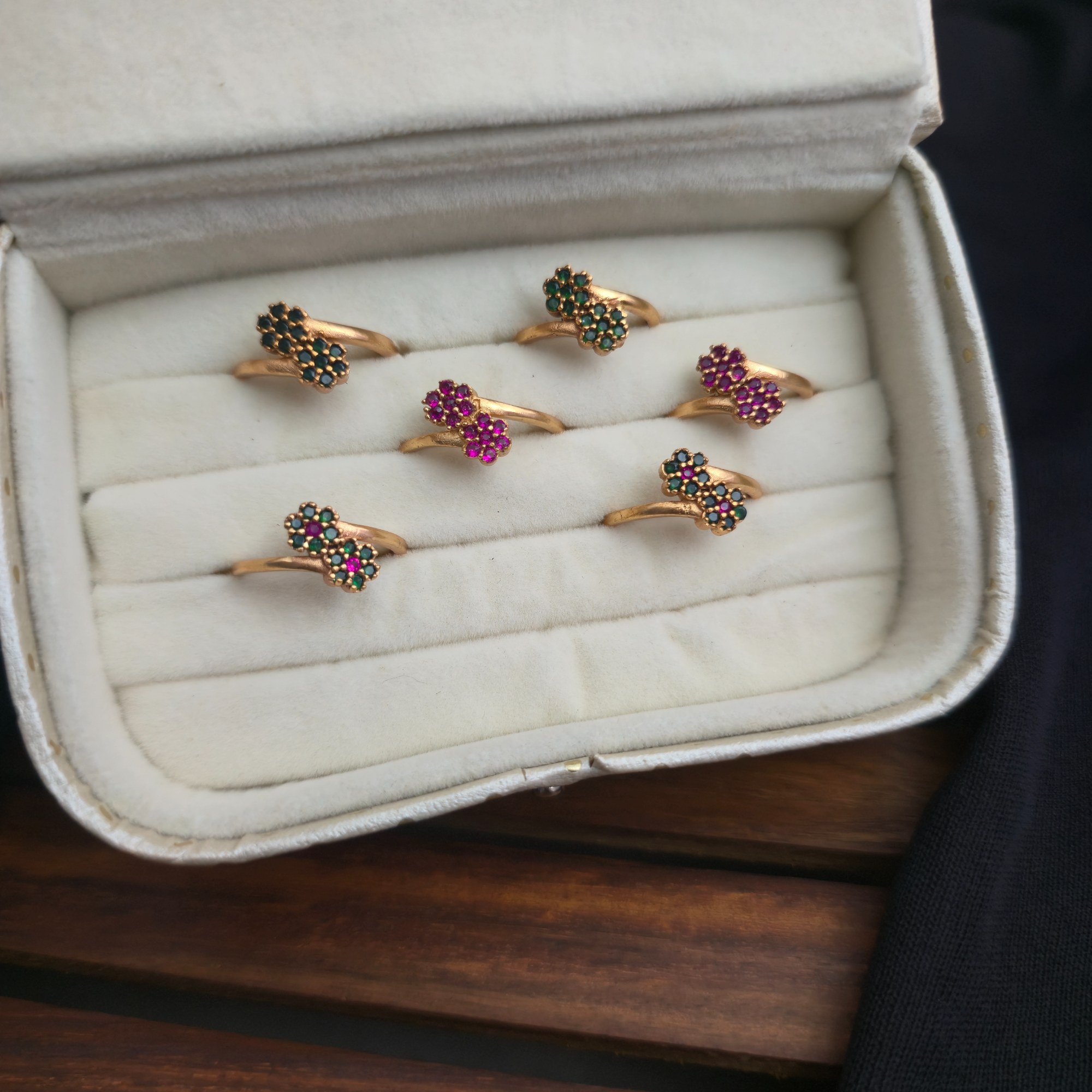 Pure Impon Unpolished Ring Collection 