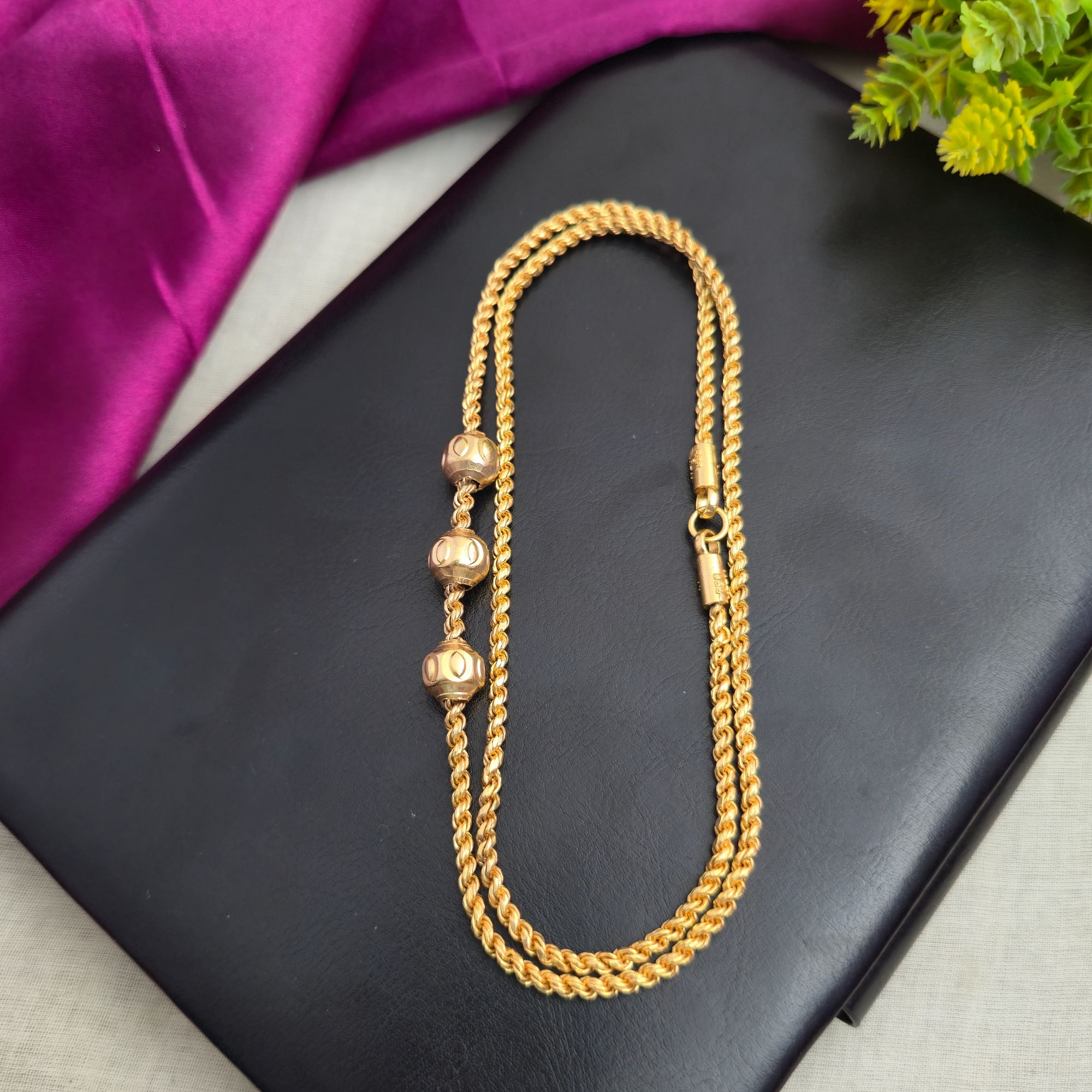 Pure Impon Unpolished Chain 24"inches 