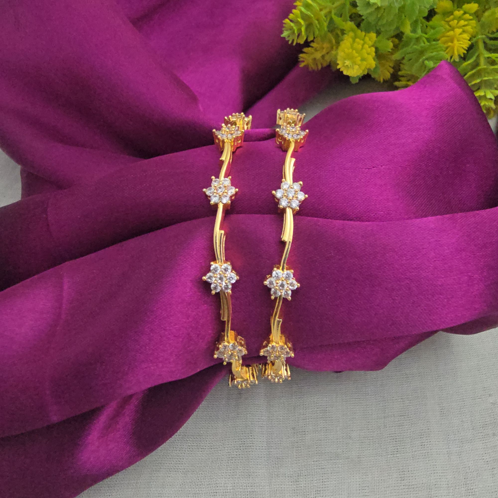 Diamond Look Bangles Collection 