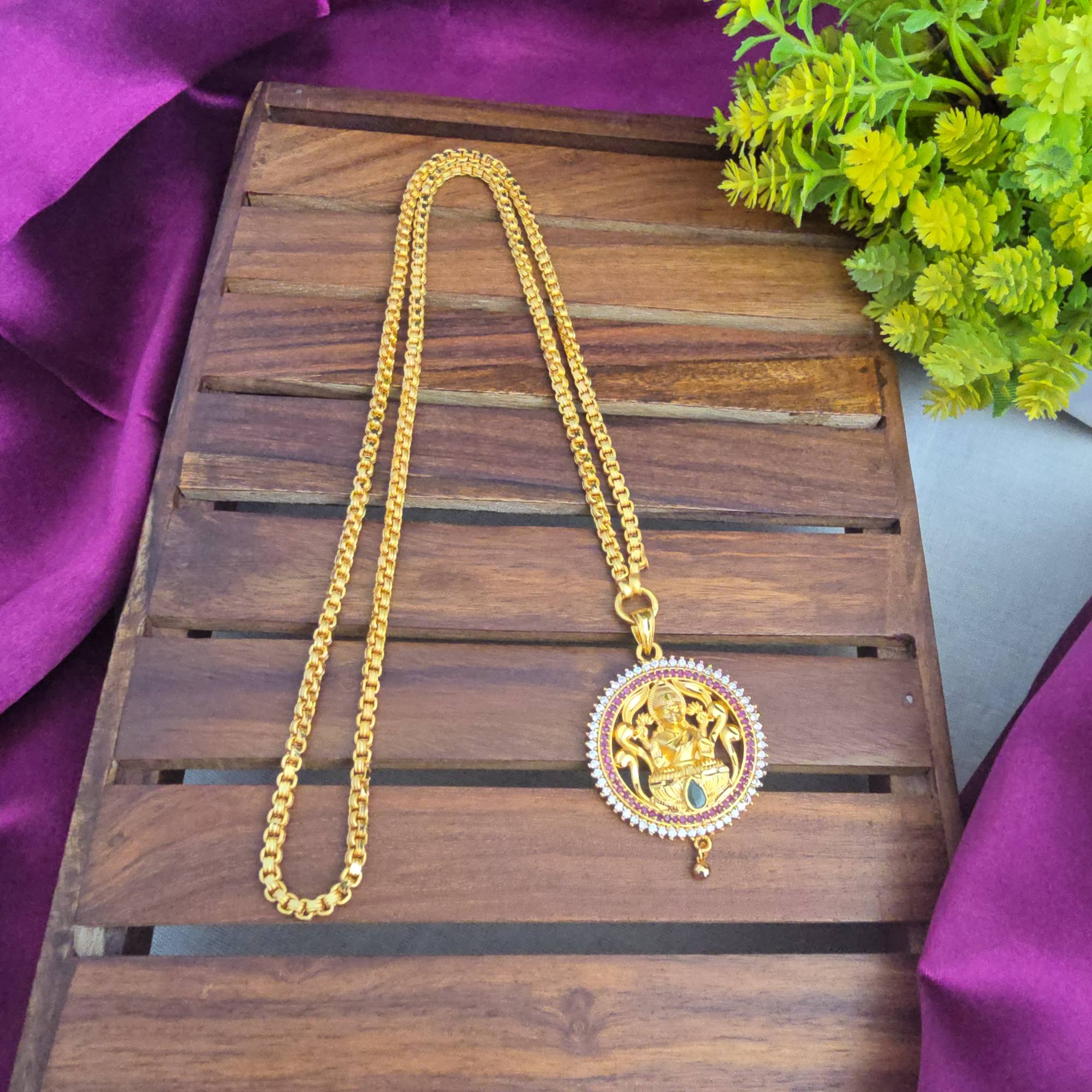 Lakshmi Dollar chain 26"inches long 