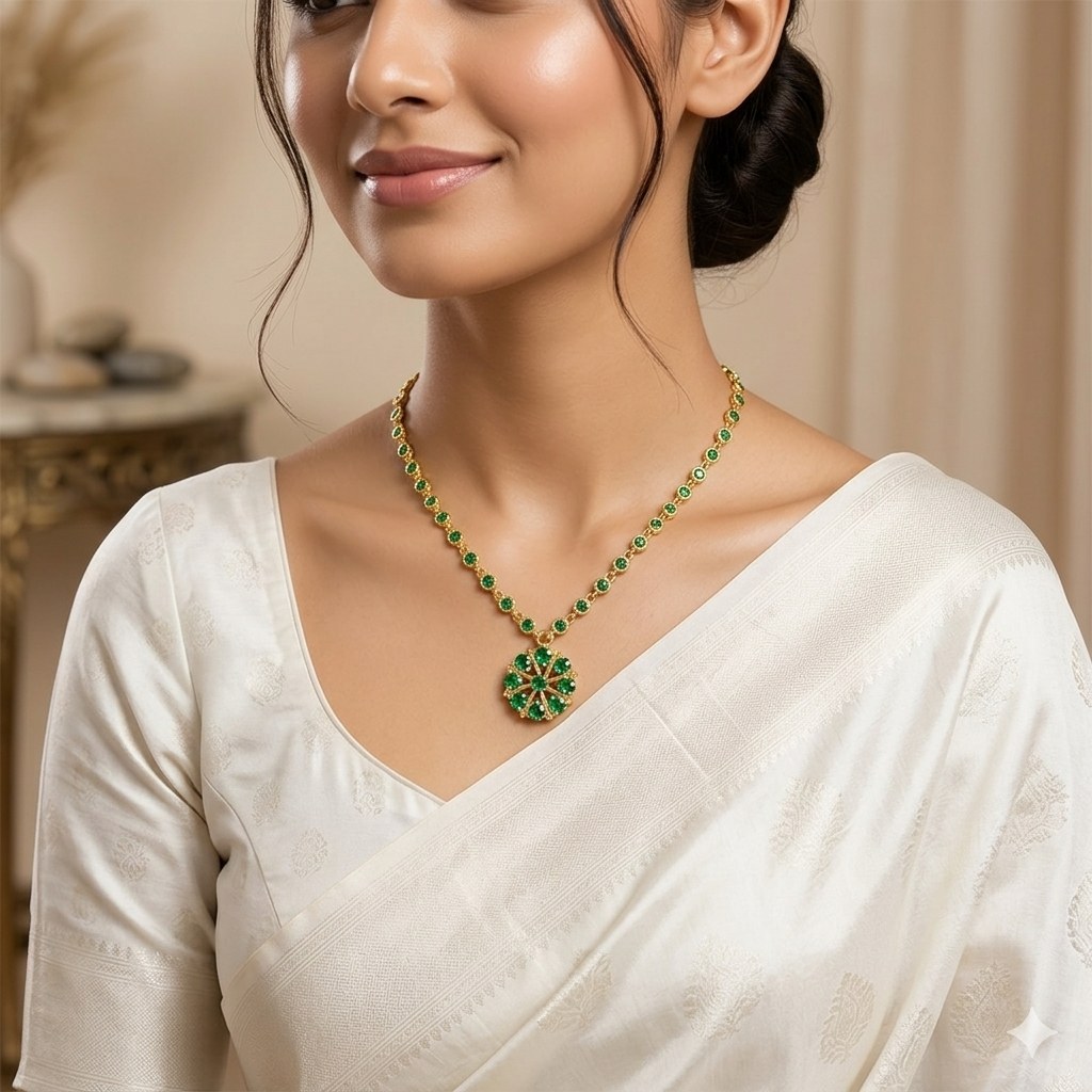 Green Stone Necklace Collection 
