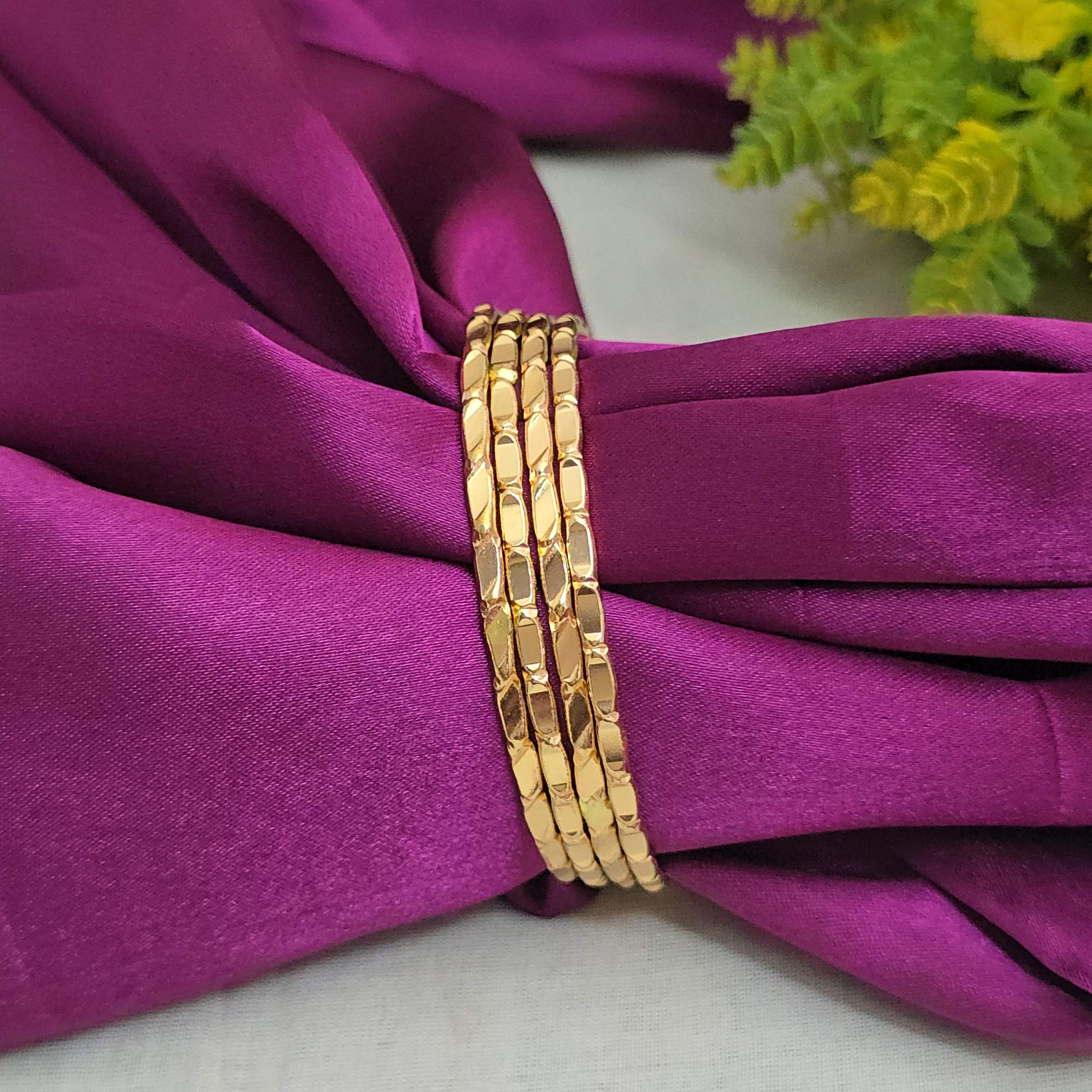 Pure Impon Unpolished Bangles 