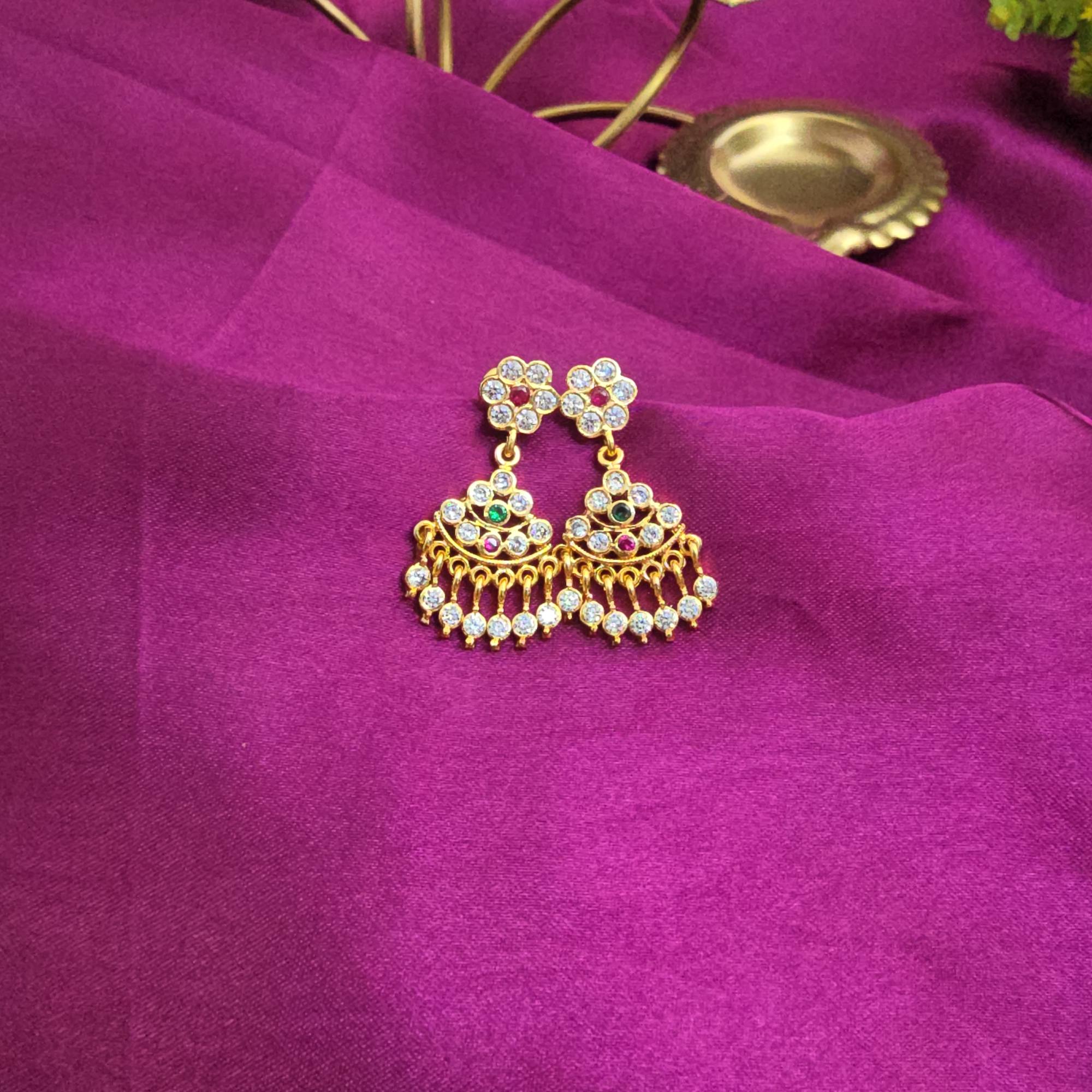 Impon Stone Earring Collection 