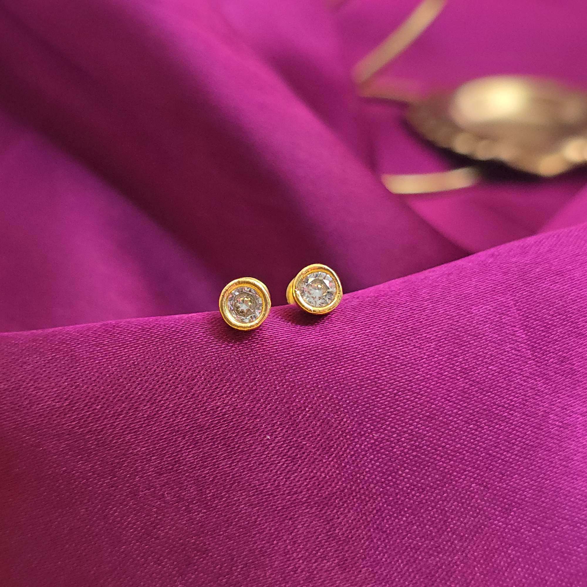 Single Stone Earring Collection 