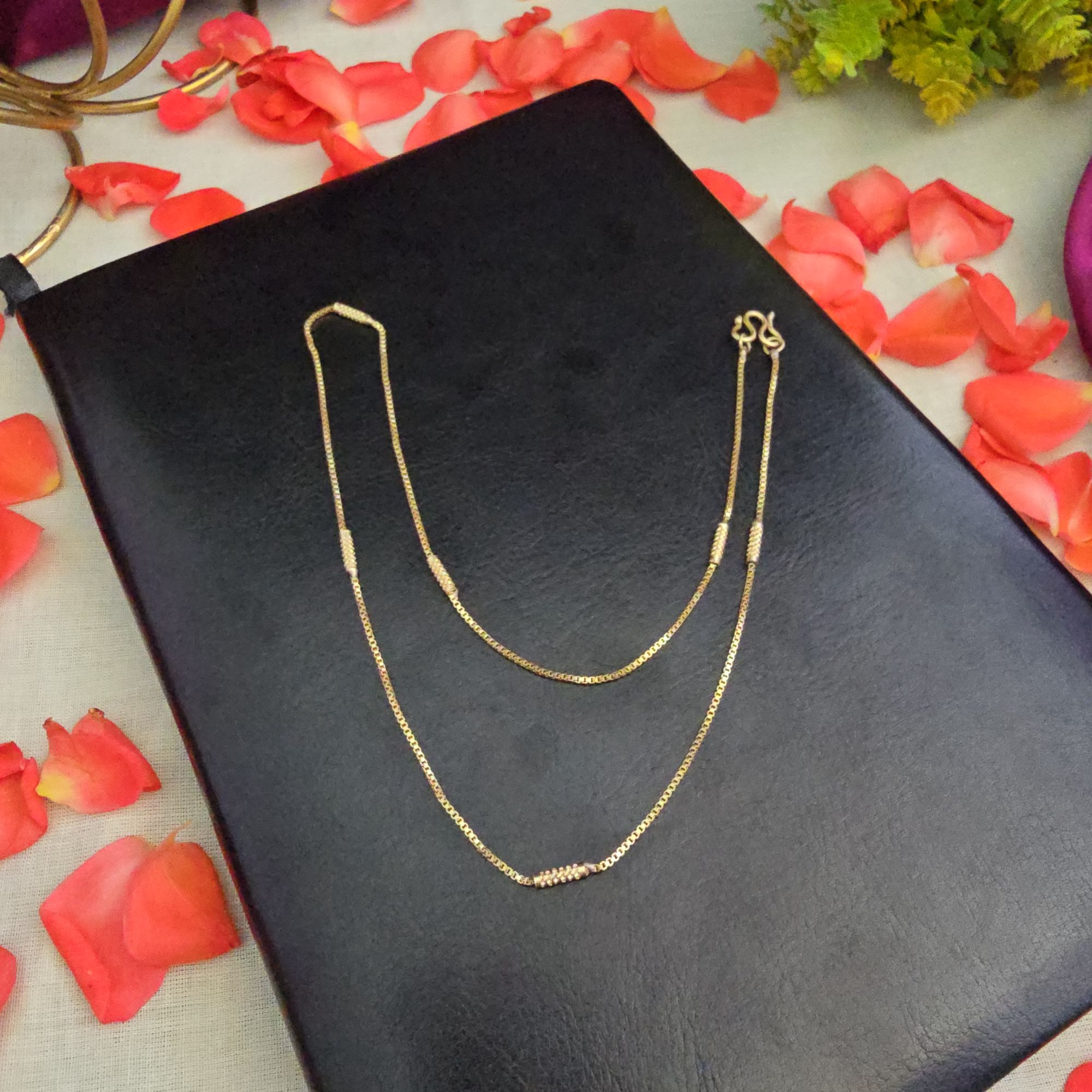 Pure Impon Unpolished 18"inches Short Chain 