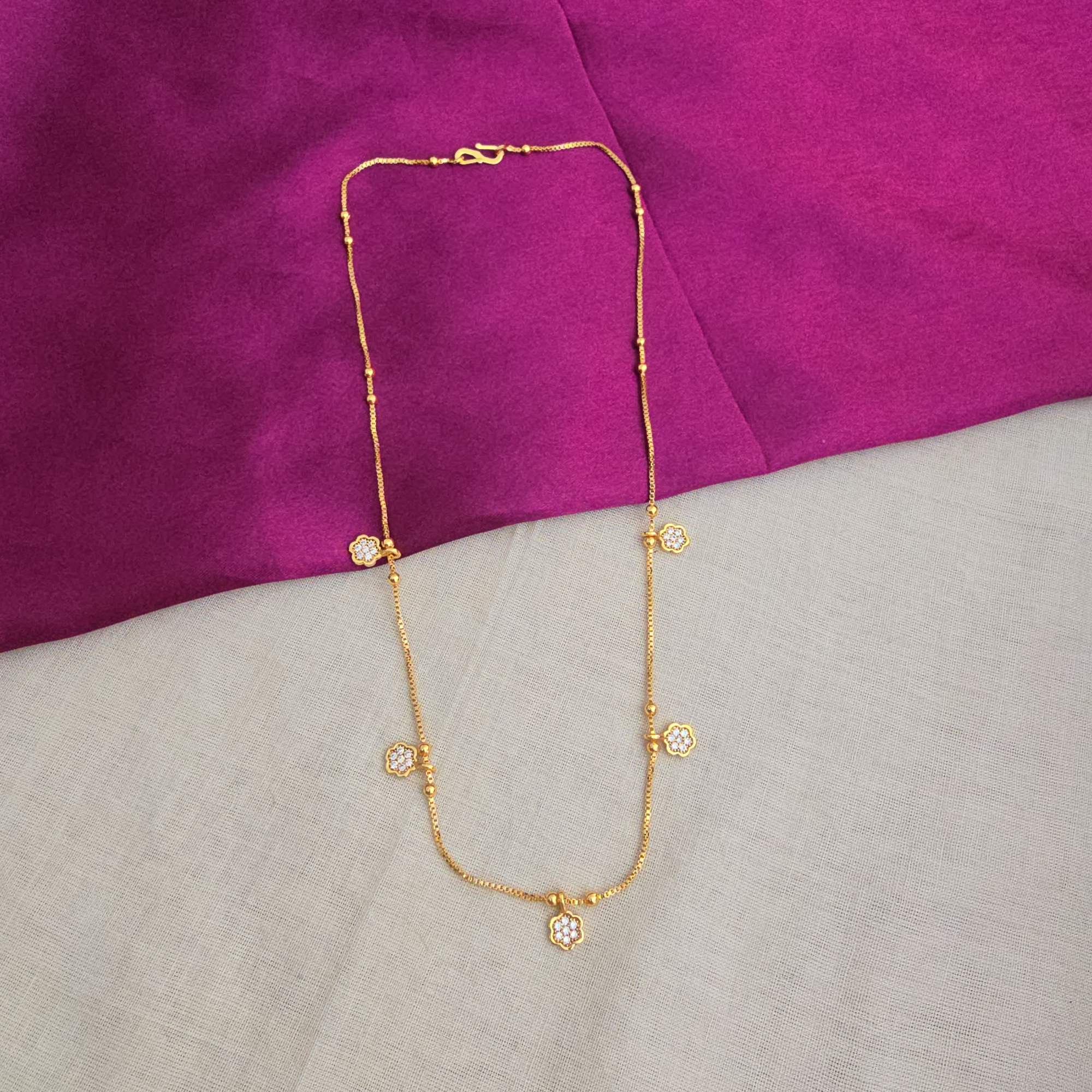 Invisible floral Necklace Collection 