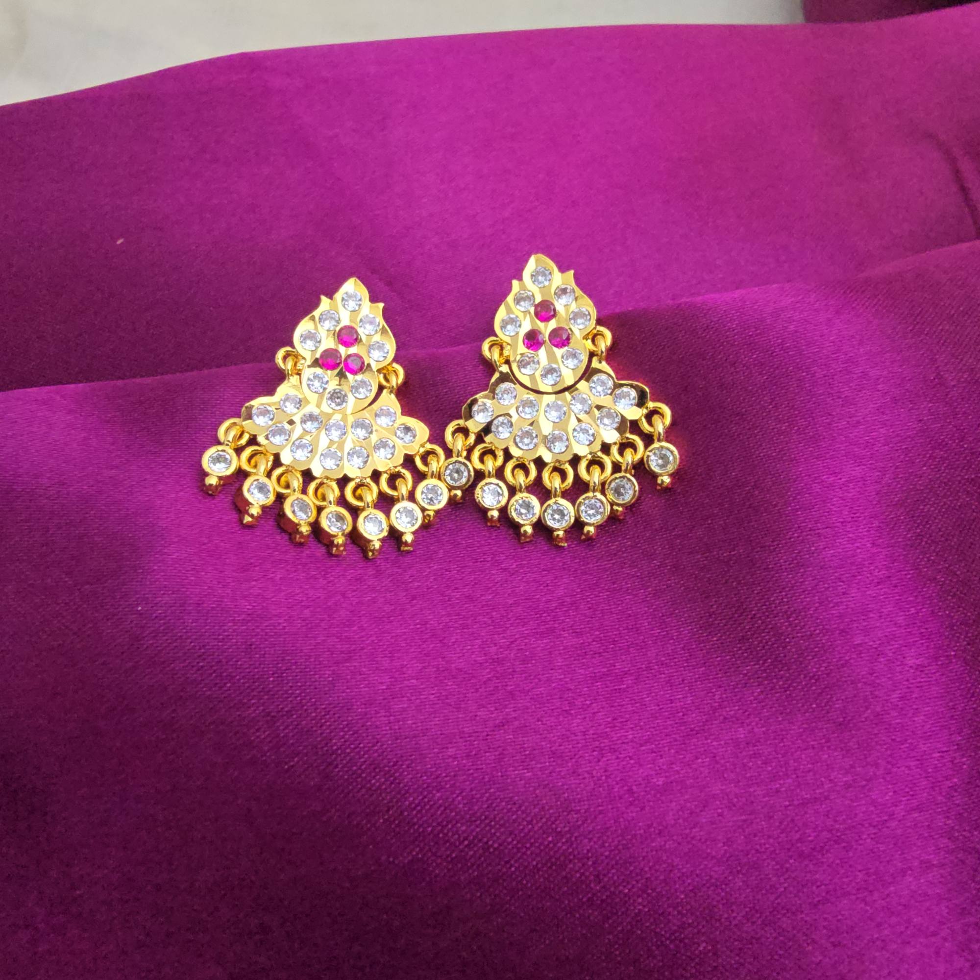 Impon Stone Earring Collection 