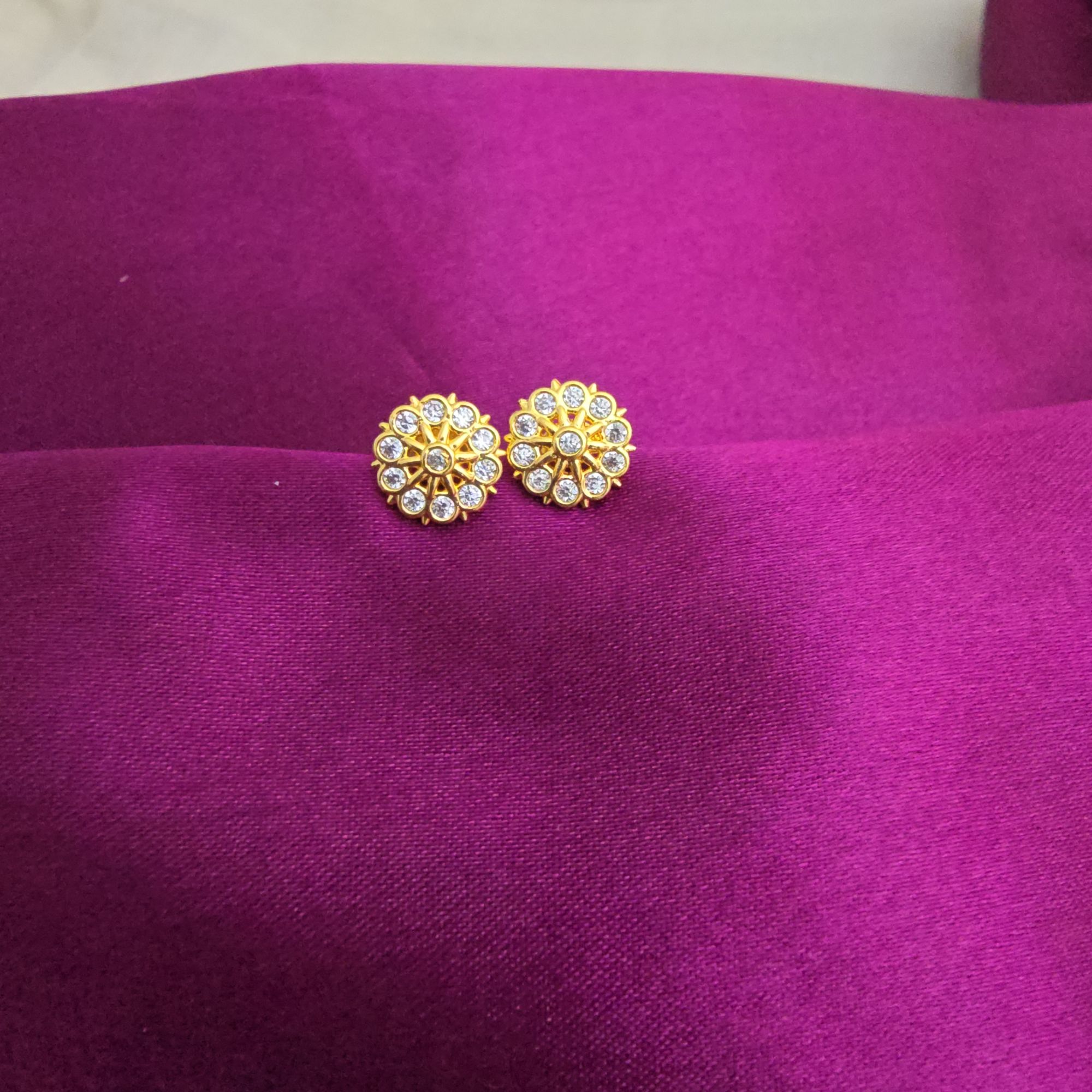 Diamond Replica Round Stud Collection 