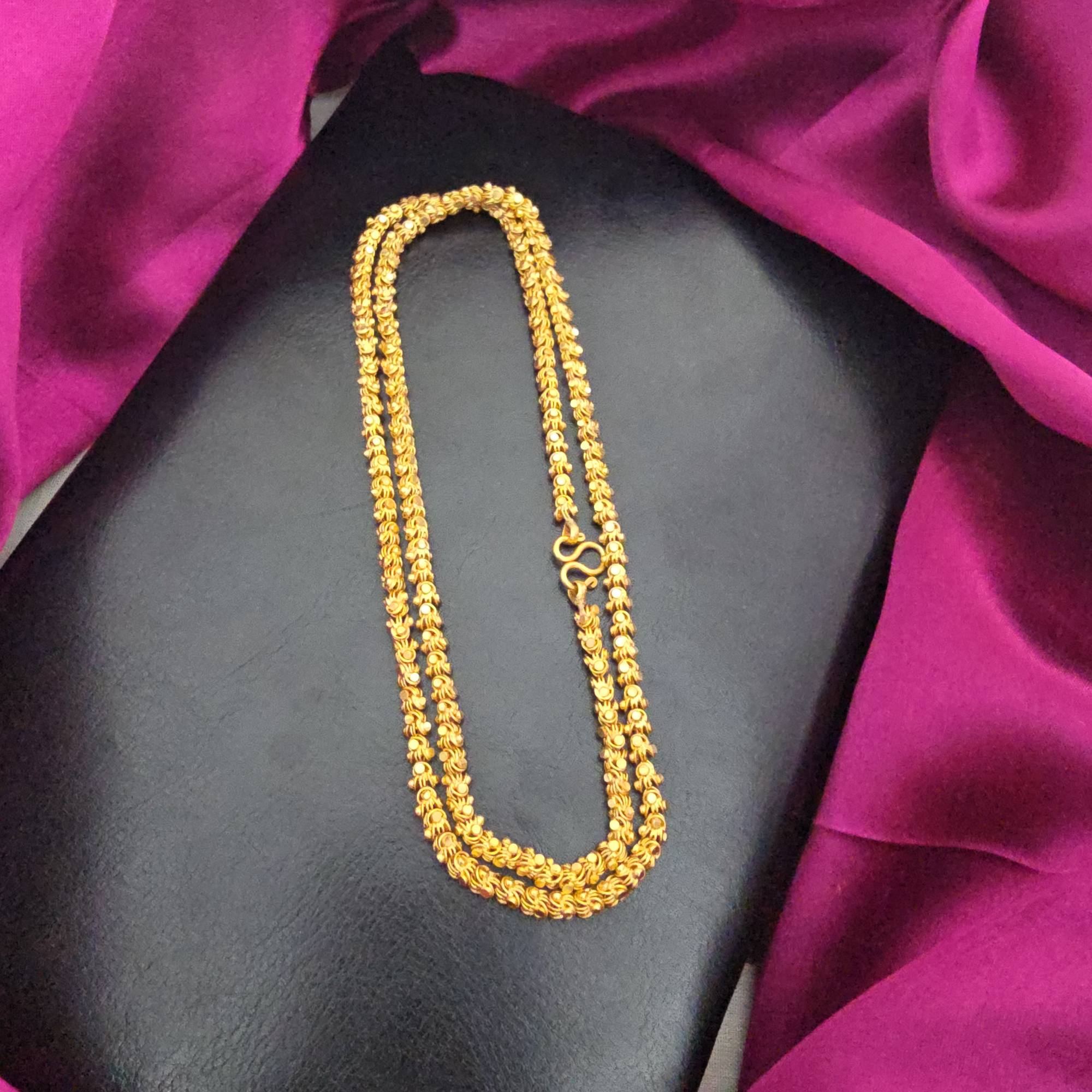 Pure Impon Unpolished Chain 24"inches 
