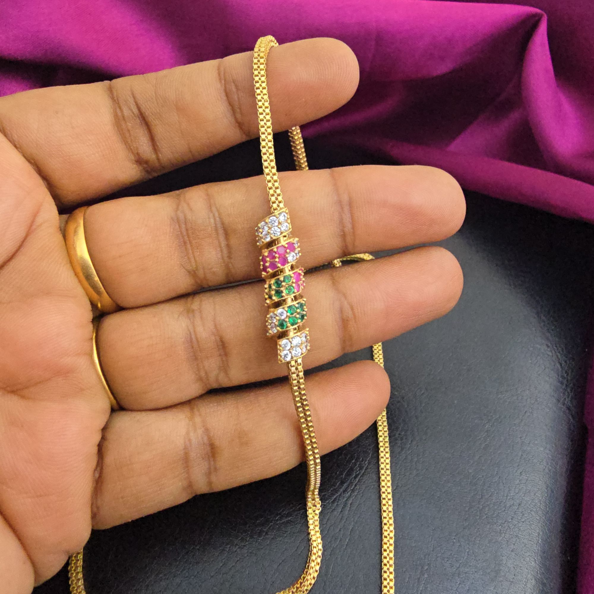 Spiral Mugapu Chain Collection 24"inches &30 inches 